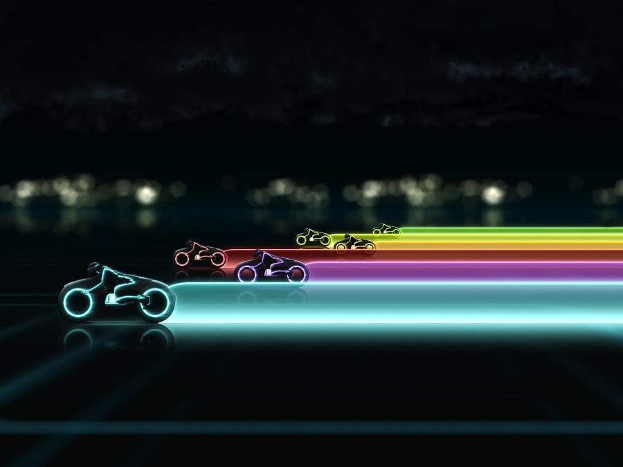 Tron Legacy Lightcycle Race