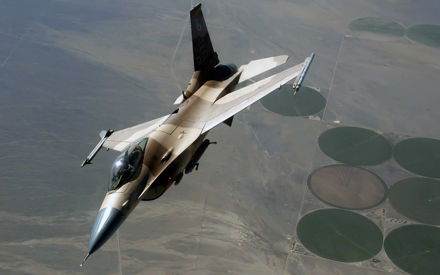 An F 16 Fighting Falcon During A Red Flag Exercise